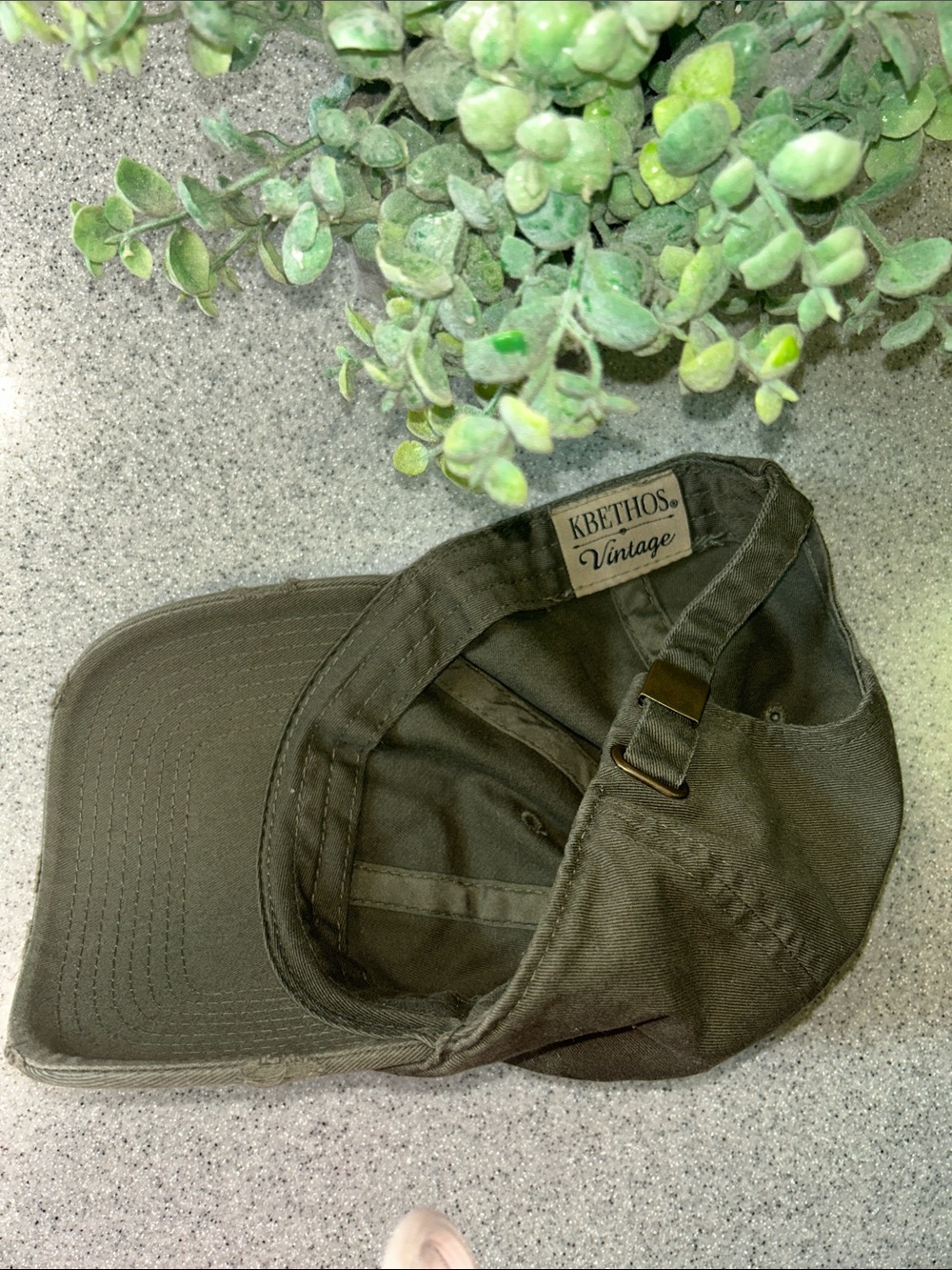 CC Olive Green Crystal CC Logo Cap - Picture 4 of 4